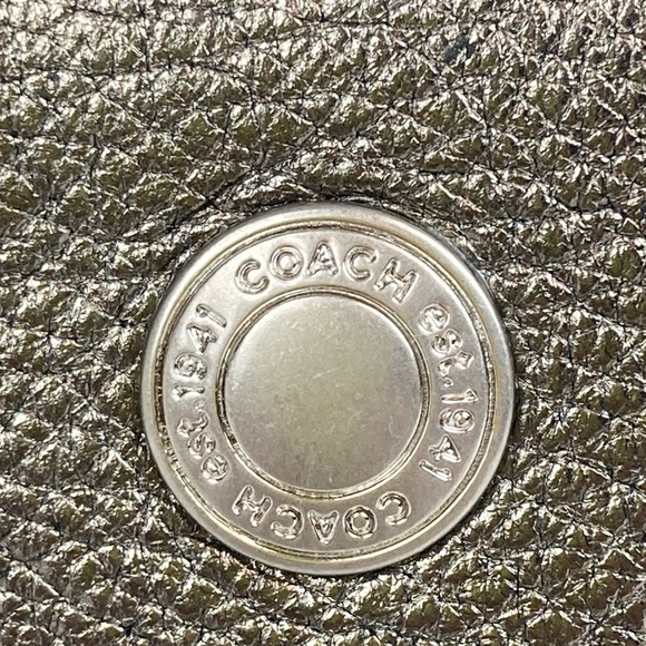 COACH Metallic Pebbled Leather Chelsea Shoulder Bag  #F10905 - Picture 6 of 7